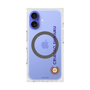プレミアムスクエアケース with MagSafe［ クリアソン新宿 - 縦組ロゴ1 ］