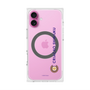 プレミアムスクエアケース with MagSafe［ クリアソン新宿 - 縦組ロゴ1 ］
