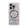 プレミアムスクエアケース with MagSafe［ クリアソン新宿 - くりあにゃん - 総柄 ］