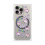 プレミアムスクエアケース with MagSafe［ クリアソン新宿 - くりあにゃん - 総柄 ］