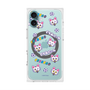プレミアムスクエアケース with MagSafe［ クリアソン新宿 - くりあにゃん - 総柄 ］