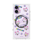 プレミアムスクエアケース with MagSafe［ クリアソン新宿 - くりあにゃん - 総柄 ］