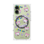 プレミアムスクエアケース with MagSafe［ クリアソン新宿 - くりあにゃん - 総柄 ］