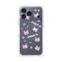 プレミアムスクエアケース with MagSafe［ クリアソン新宿 - くりあにゃん - 総柄 ］