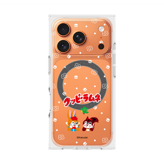 プレミアムスクエアケース with MagSafe［ クッピーラムネ - 寝ころぶ ］