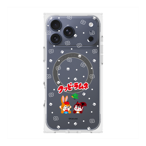 プレミアムスクエアケース with MagSafe［ クッピーラムネ - 寝ころぶ ］