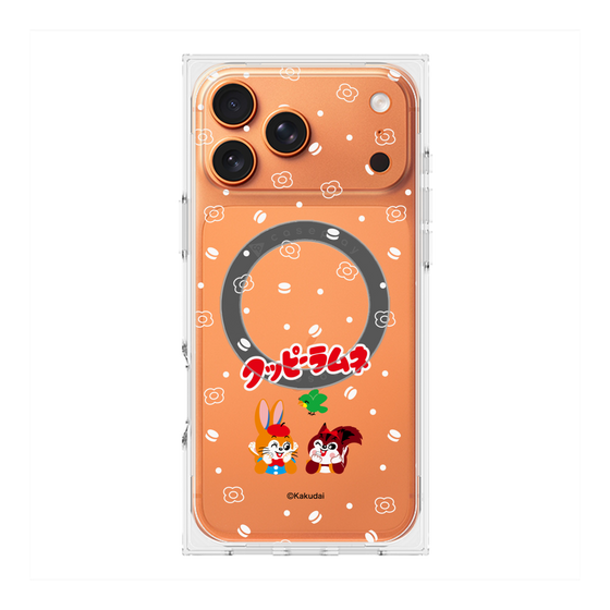 プレミアムスクエアケース with MagSafe［ クッピーラムネ - 寝ころぶ ］