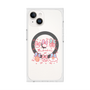 プレミアムスクエアケース with MagSafe［ もくもくちゃん - リボン ］