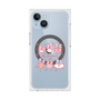プレミアムスクエアケース with MagSafe［ もくもくちゃん - リボン ］