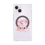 プレミアムスクエアケース with MagSafe［ もくもくちゃん - リボン ］