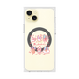 プレミアムスクエアケース with MagSafe［ もくもくちゃん - リボン ］