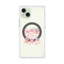 プレミアムスクエアケース with MagSafe［ もくもくちゃん - リボン ］
