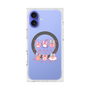 プレミアムスクエアケース with MagSafe［ もくもくちゃん - リボン ］