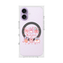 プレミアムスクエアケース with MagSafe［ もくもくちゃん - リボン ］
