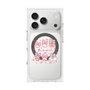 プレミアムスクエアケース with MagSafe［ もくもくちゃん - リボン ］