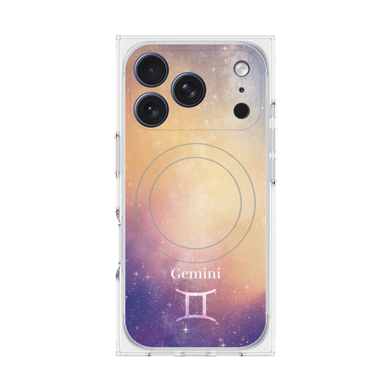 プレミアムスクエアケース with MagSafe［ STARRY SIGNS - オリジナル - Gemini ］