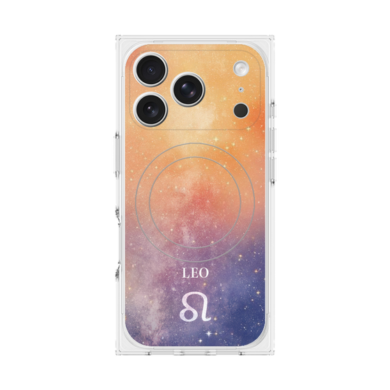 プレミアムスクエアケース with MagSafe［ STARRY SIGNS - オリジナル - Leo ］
