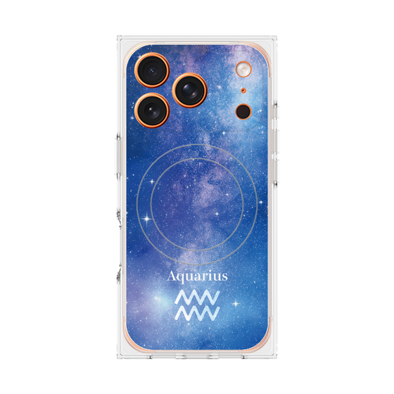 プレミアムスクエアケース with MagSafe［ STARRY SIGNS - オリジナル - Aquarius ］