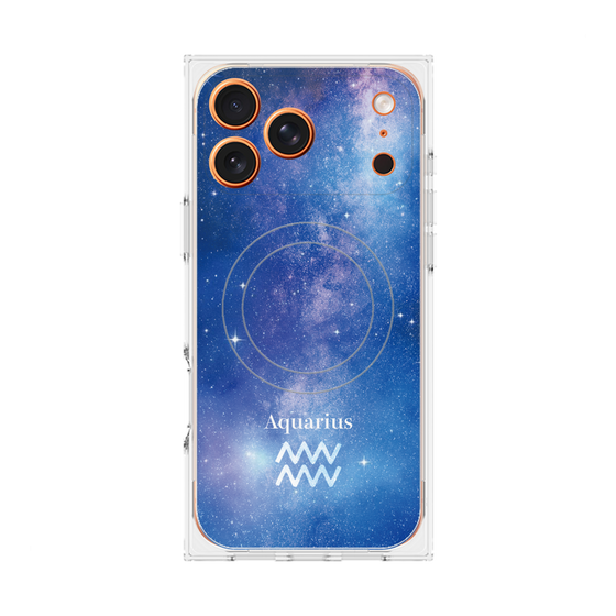 プレミアムスクエアケース with MagSafe［ STARRY SIGNS - オリジナル - Aquarius ］