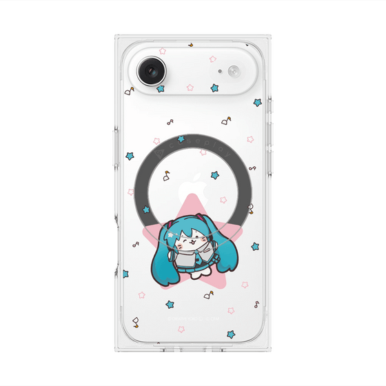 プレミアムスクエアケース with MagSafe［ しろたん×初音ミク - 初音ミク - しろたん変身 ］