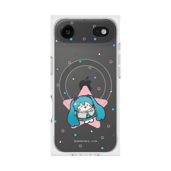 プレミアムスクエアケース with MagSafe［ しろたん×初音ミク - 初音ミク - しろたん変身 ］
