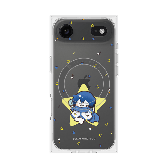 プレミアムスクエアケース with MagSafe［ しろたん×初音ミク - KAITO - しろたん変身 ］