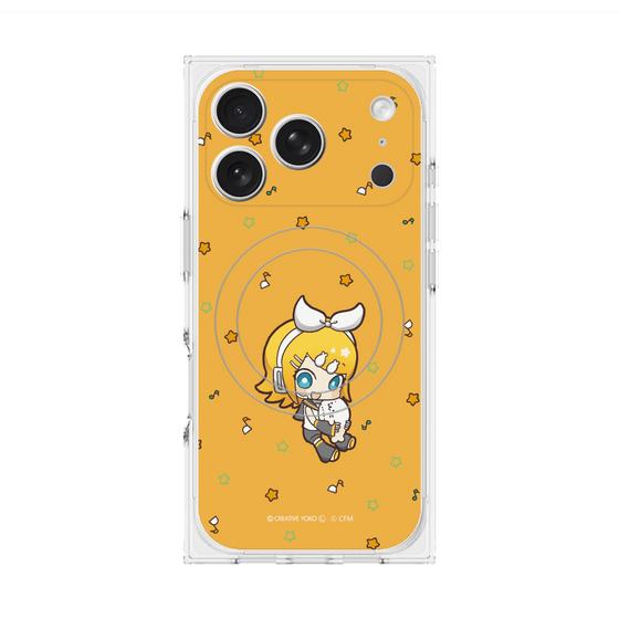 プレミアムスクエアケース with MagSafe［ しろたん×初音ミク - 鏡音リン - しろたんと一緒 ］