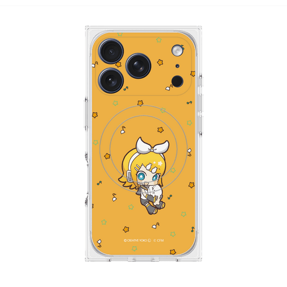 プレミアムスクエアケース with MagSafe［ しろたん×初音ミク - 鏡音リン - しろたんと一緒 ］
