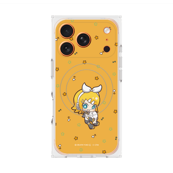 プレミアムスクエアケース with MagSafe［ しろたん×初音ミク - 鏡音リン - しろたんと一緒 ］