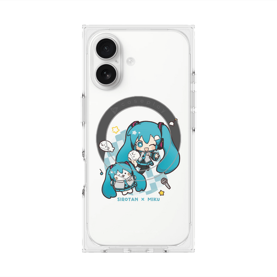 プレミアムスクエアケース with MagSafe［ しろたん×初音ミク - しろたん×初音ミク ］