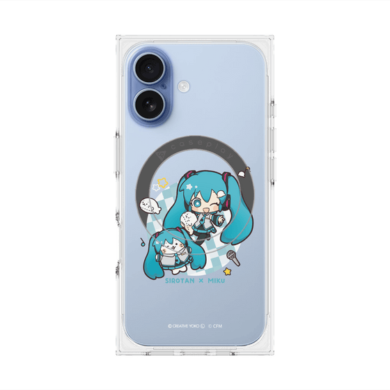 プレミアムスクエアケース with MagSafe［ しろたん×初音ミク - しろたん×初音ミク ］