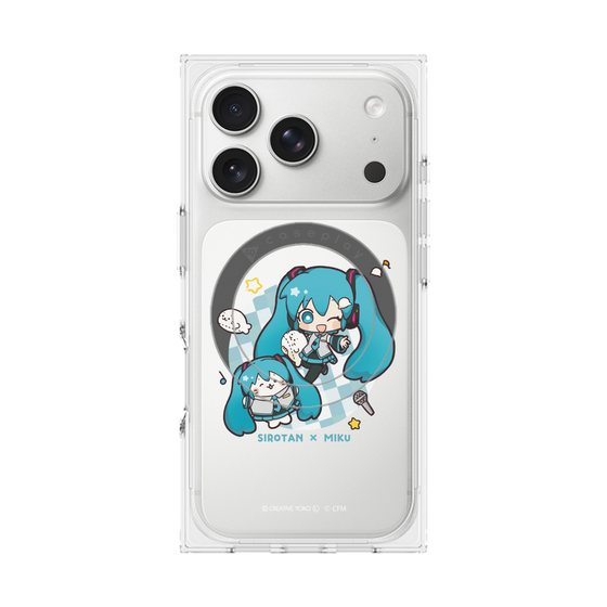 プレミアムスクエアケース with MagSafe［ しろたん×初音ミク - しろたん×初音ミク ］