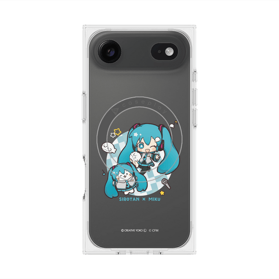 プレミアムスクエアケース with MagSafe［ しろたん×初音ミク - しろたん×初音ミク ］