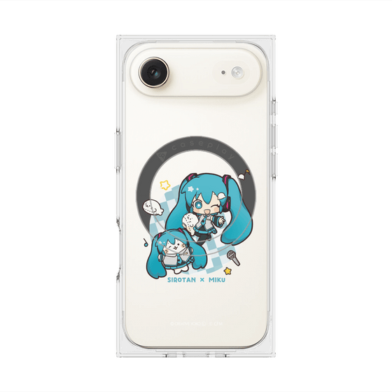 プレミアムスクエアケース with MagSafe［ しろたん×初音ミク - しろたん×初音ミク ］