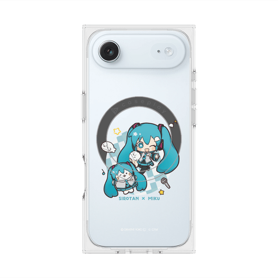 プレミアムスクエアケース with MagSafe［ しろたん×初音ミク - しろたん×初音ミク ］