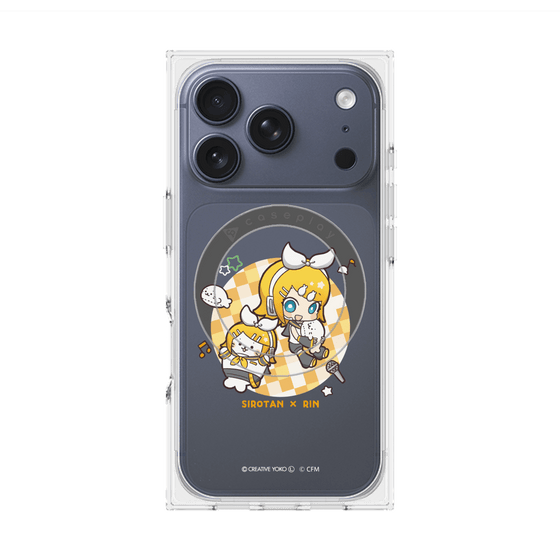 プレミアムスクエアケース with MagSafe［ しろたん×初音ミク - しろたん×鏡音リン ］
