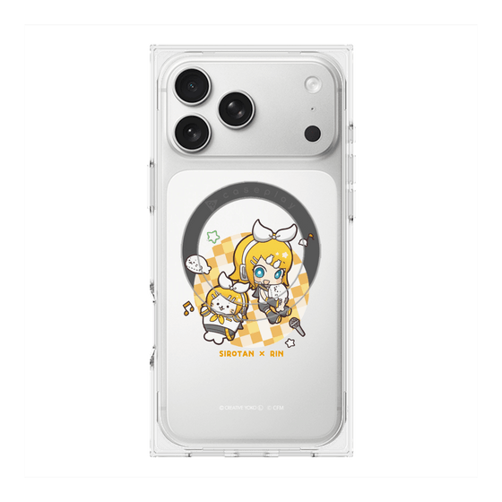 プレミアムスクエアケース with MagSafe［ しろたん×初音ミク - しろたん×鏡音リン ］