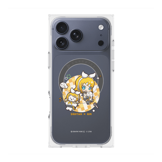プレミアムスクエアケース with MagSafe［ しろたん×初音ミク - しろたん×鏡音リン ］