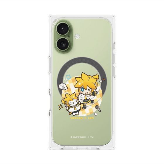 プレミアムスクエアケース with MagSafe［ しろたん×初音ミク - しろたん×鏡音レン ］