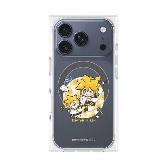 プレミアムスクエアケース with MagSafe［ しろたん×初音ミク - しろたん×鏡音レン ］