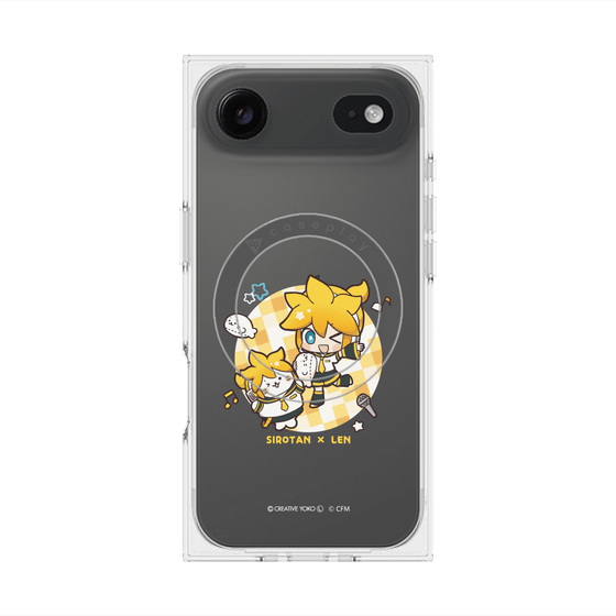 プレミアムスクエアケース with MagSafe［ しろたん×初音ミク - しろたん×鏡音レン ］