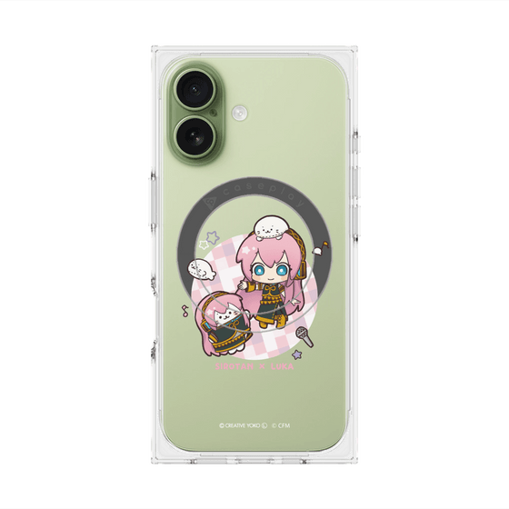 プレミアムスクエアケース with MagSafe［ しろたん×初音ミク - しろたん×巡音ルカ ］