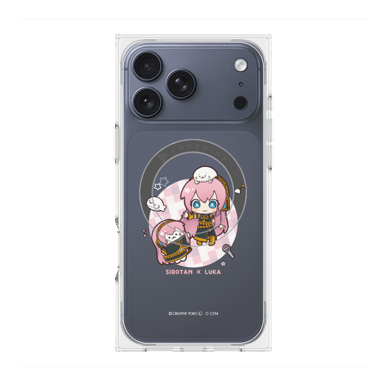 プレミアムスクエアケース with MagSafe［ しろたん×初音ミク - しろたん×巡音ルカ ］