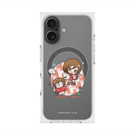 プレミアムスクエアケース with MagSafe［ しろたん×初音ミク - しろたん×MEIKO ］