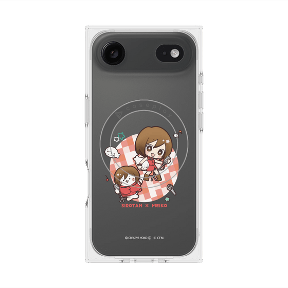プレミアムスクエアケース with MagSafe［ しろたん×初音ミク - しろたん×MEIKO ］