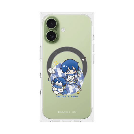 プレミアムスクエアケース with MagSafe［ しろたん×初音ミク - しろたん×KAITO ］