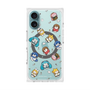 プレミアムスクエアケース with MagSafe［ しろたん×初音ミク - 総柄 - クリア ］