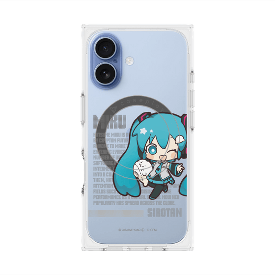 プレミアムスクエアケース with MagSafe［ しろたん×初音ミク - 初音ミク - デジタルコード ］