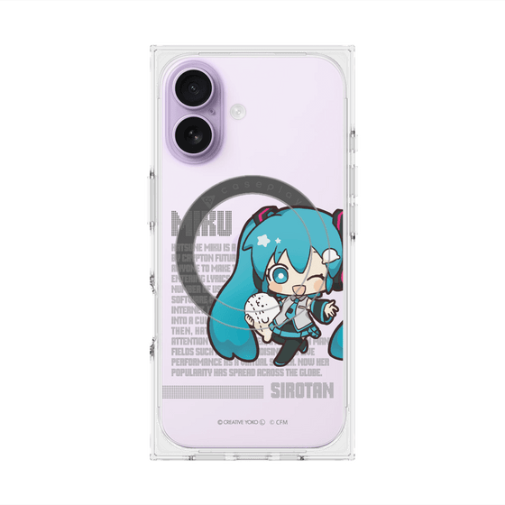 プレミアムスクエアケース with MagSafe［ しろたん×初音ミク - 初音ミク - デジタルコード ］