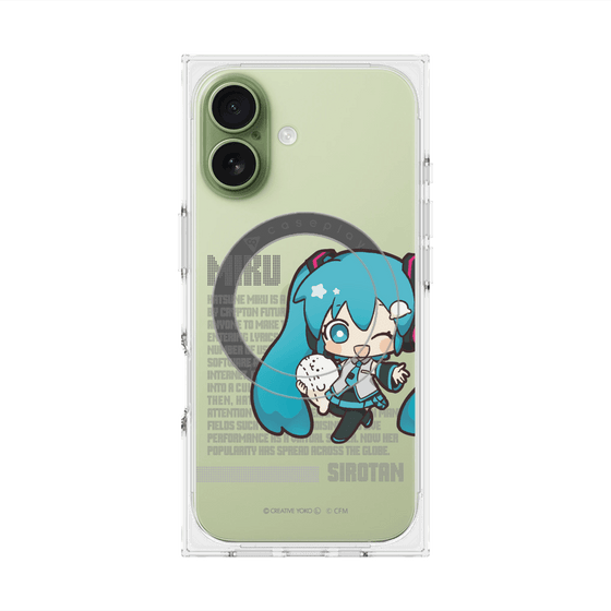 プレミアムスクエアケース with MagSafe［ しろたん×初音ミク - 初音ミク - デジタルコード ］